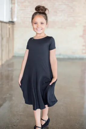 Mini April Black Silky
