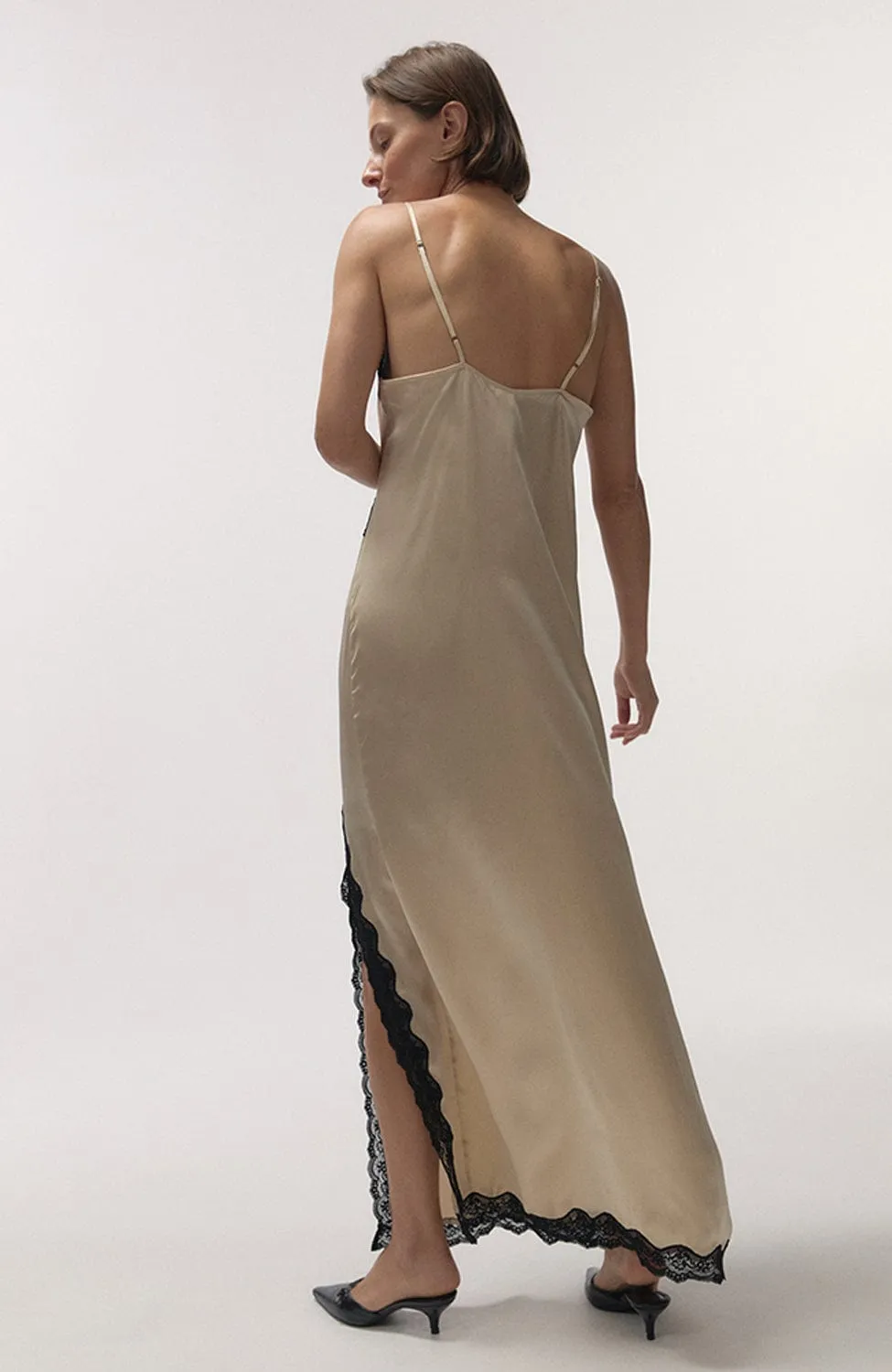 Mist Long Silk Dress