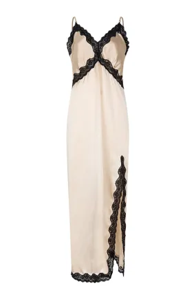 Mist Long Silk Dress
