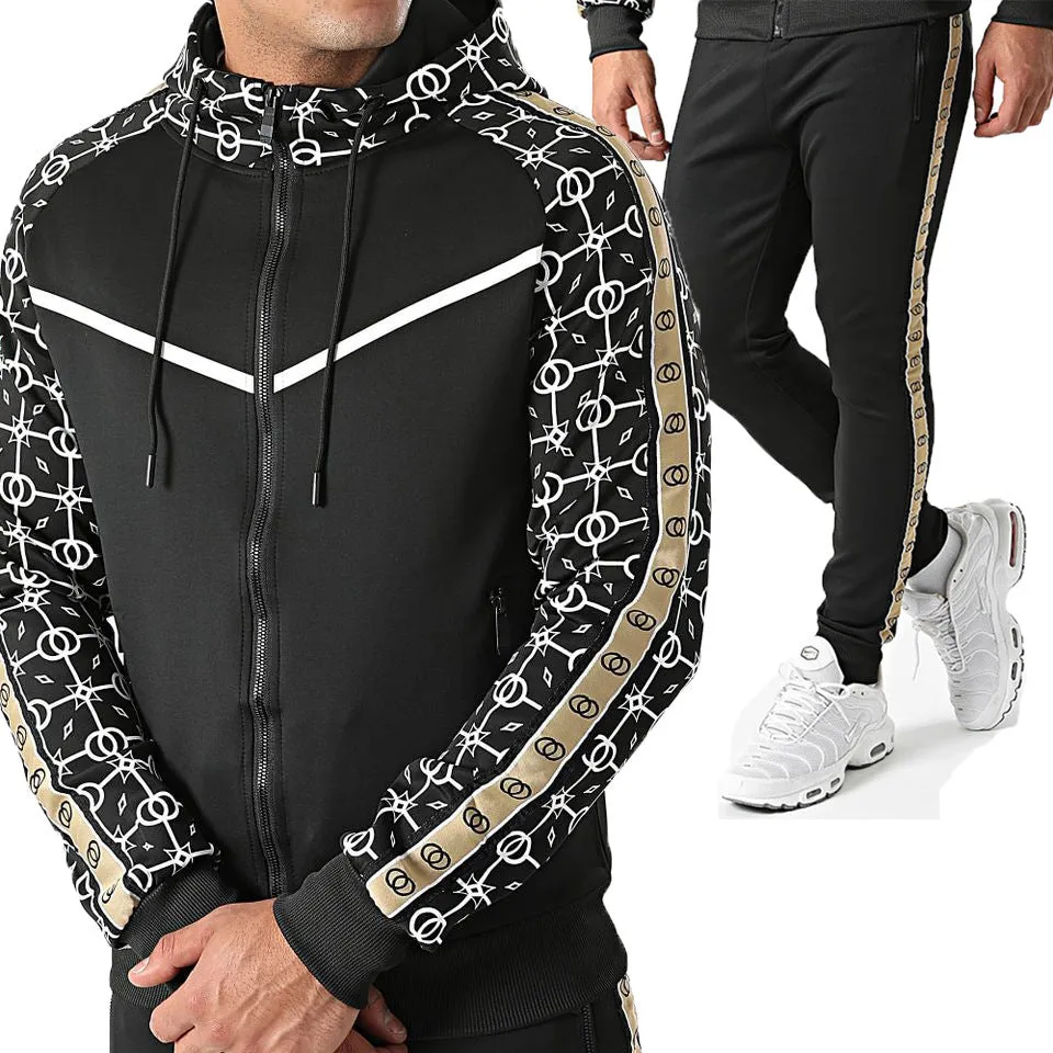 Moisture Wicking Hoodie Casual Pants Two-Piece Set