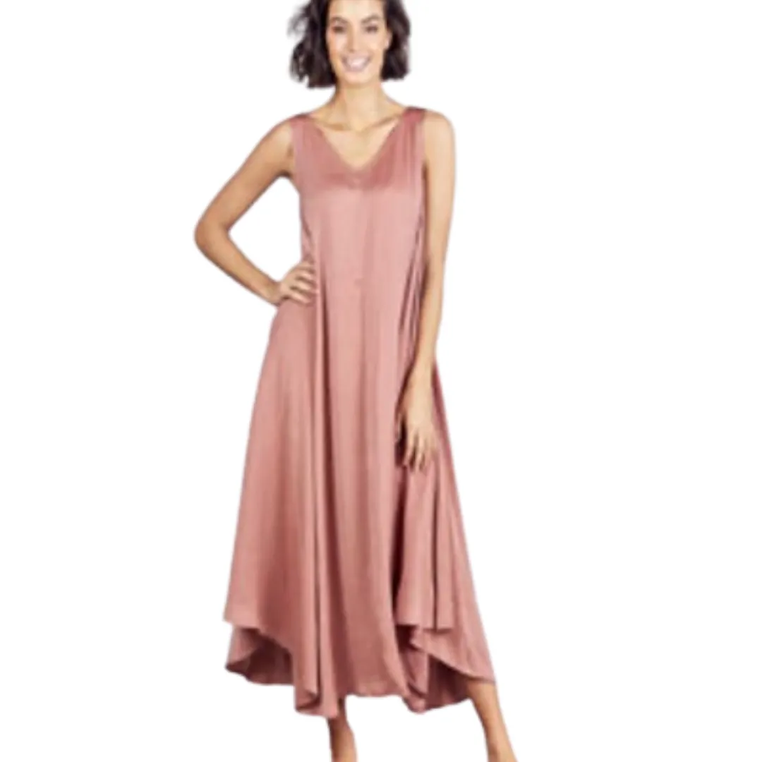 Navigation Dress - Cinnamon Silky