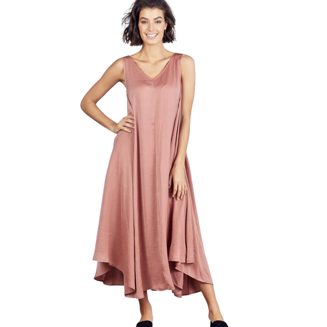 Navigation Dress - Cinnamon Silky