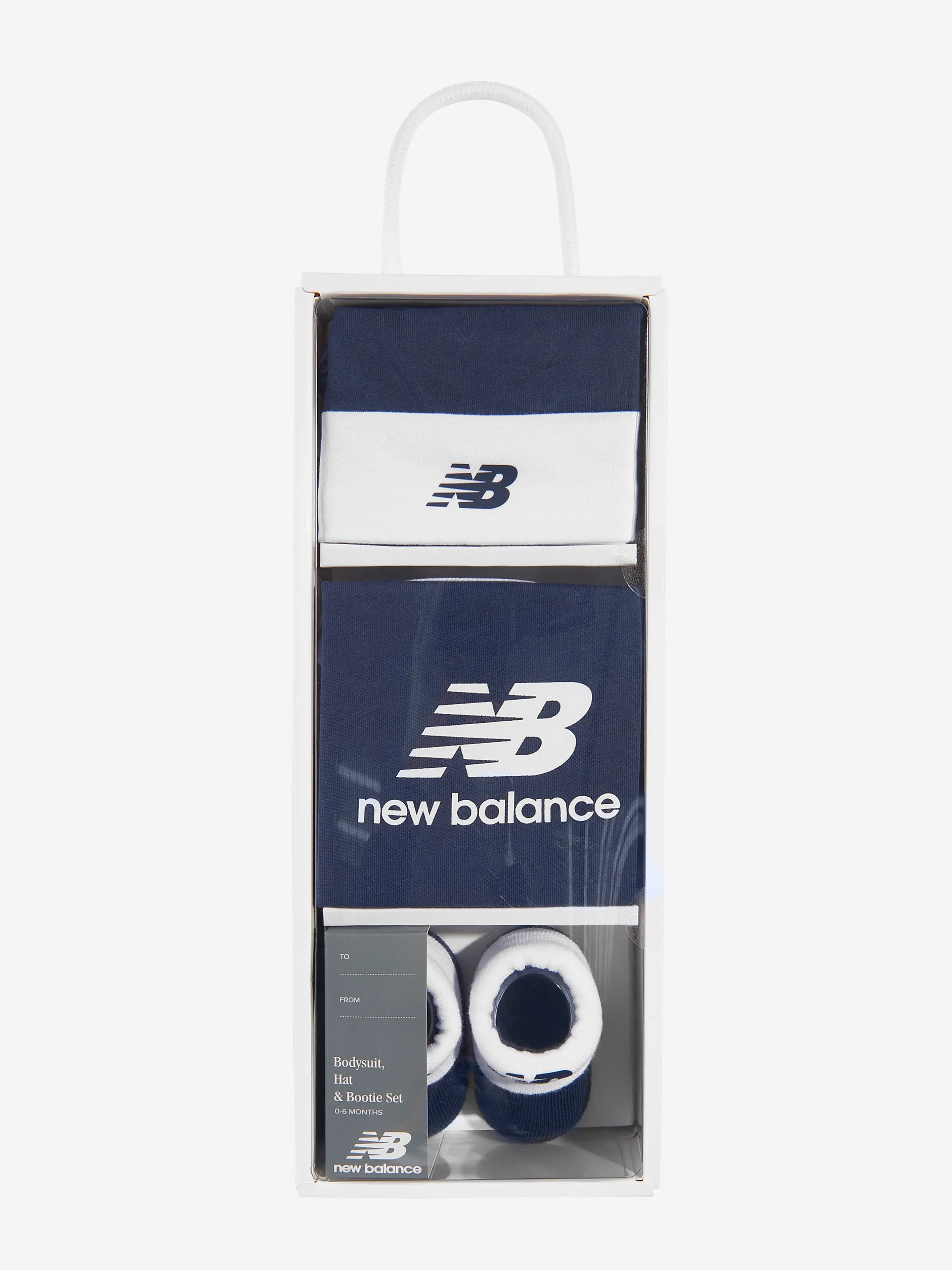 New Balance Baby Boys Bodysuit Gift Set in Navy