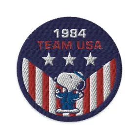 Peanuts USA '84 Embroidered Patch