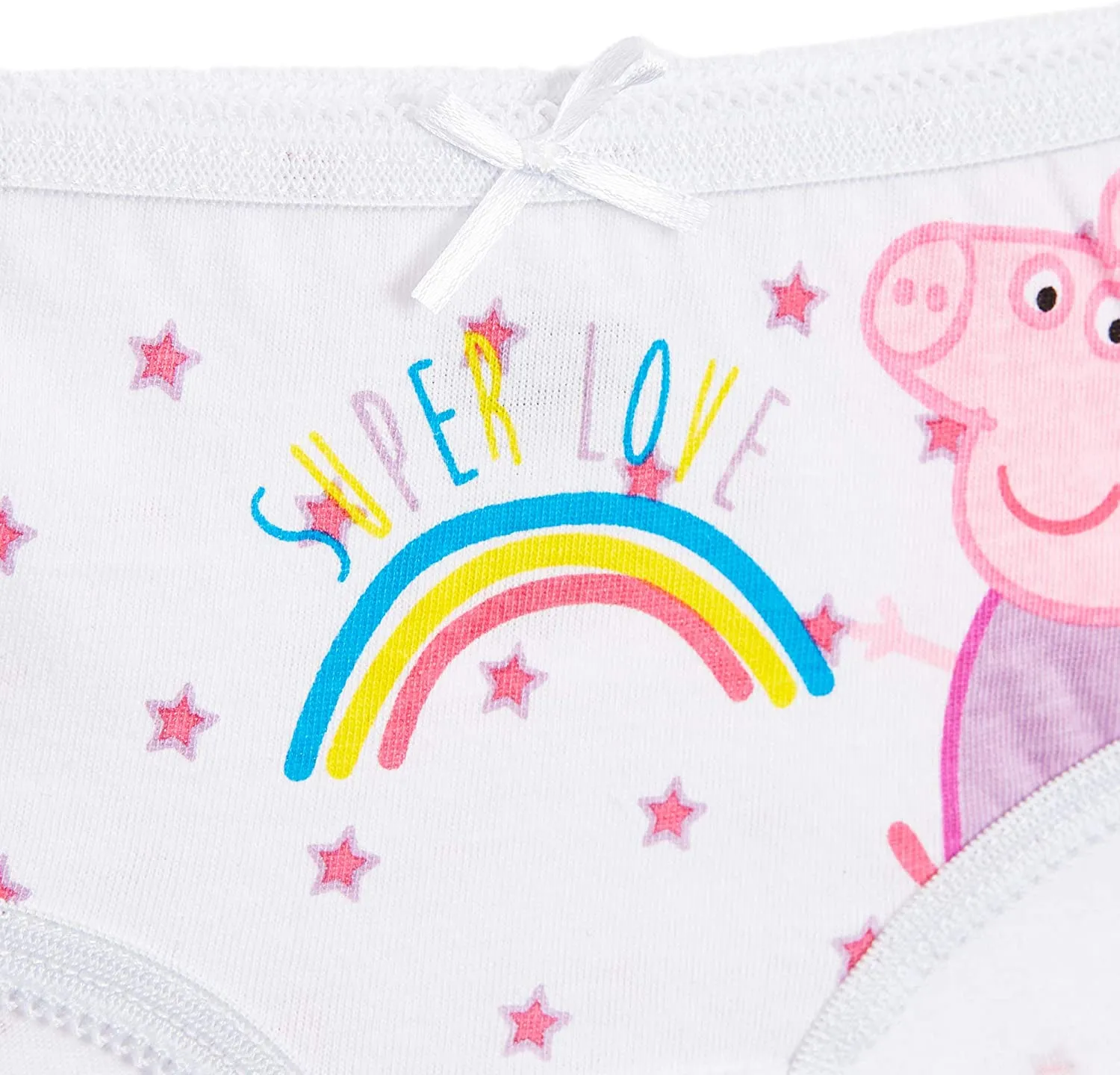 Peppa Pig Girls Knickers with Magical Unicorn Design