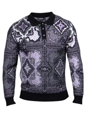 Prestige "Durban" Polo Sweater (Black) 212