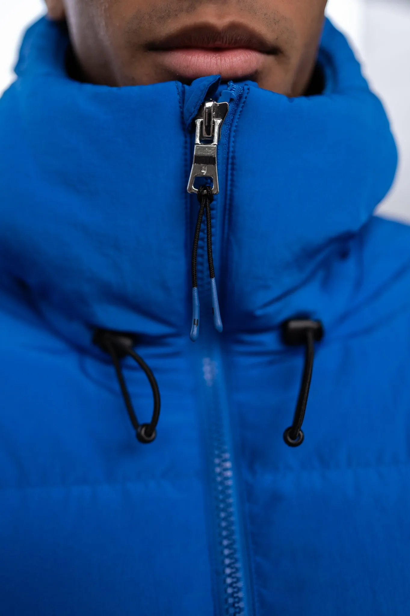 PUFFER COAT BLUE