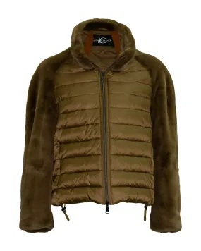 Puffer Faux Fur Coat