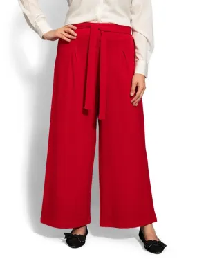 Racing Red Wide-Classic Pants