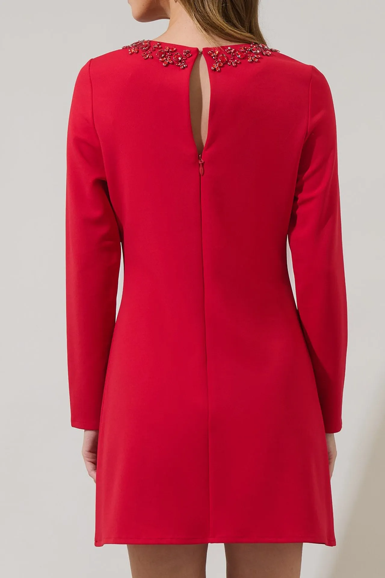 Red A-Line Mini Dress