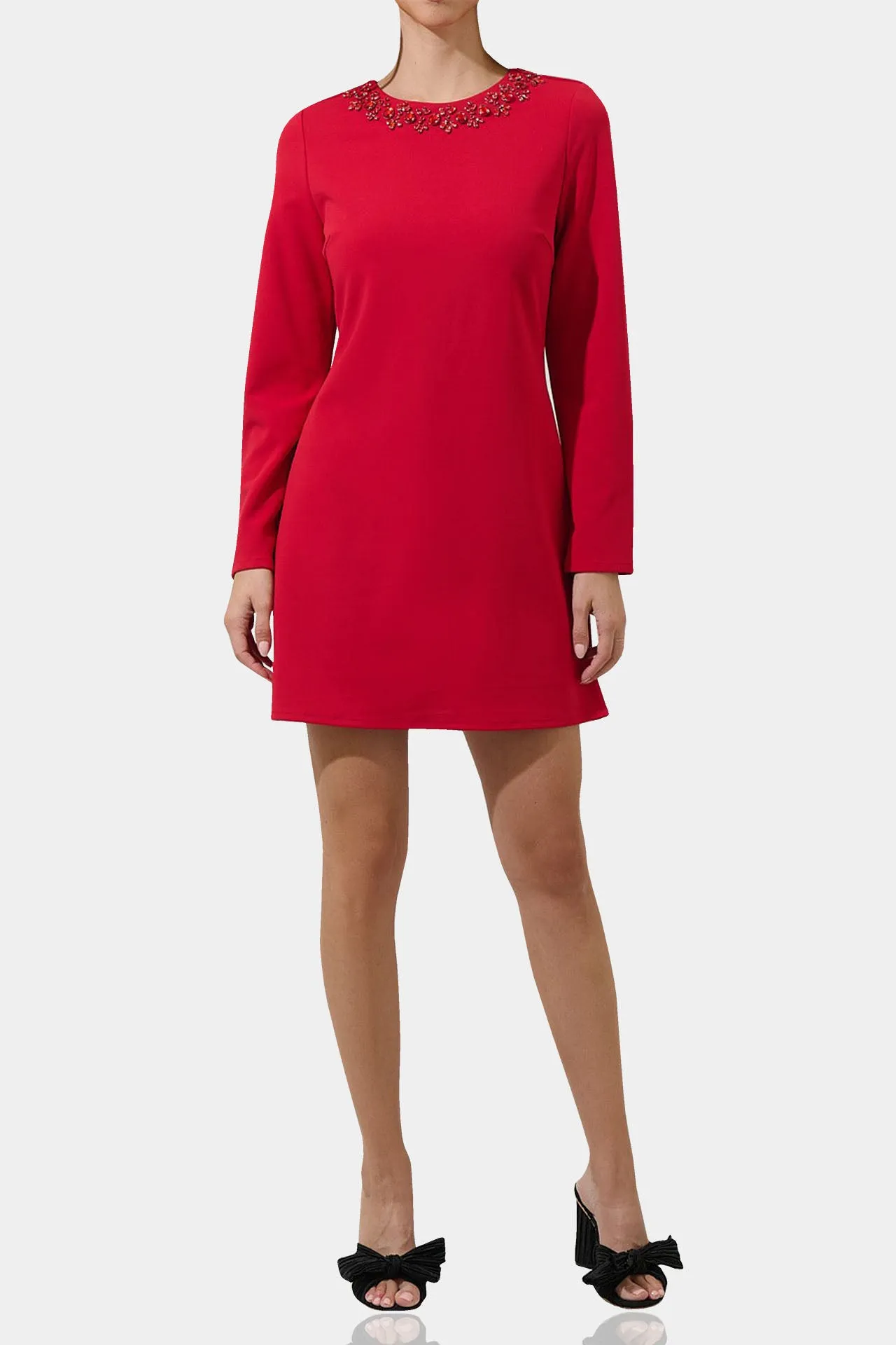 Red A-Line Mini Dress