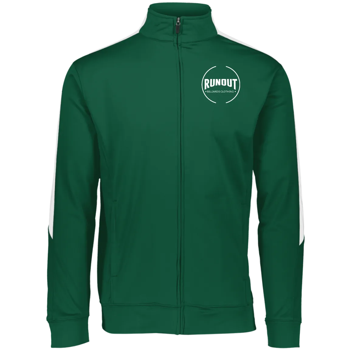Runout Billiards Clothing - Ladies Augusta Performance Colorblock Full Zip