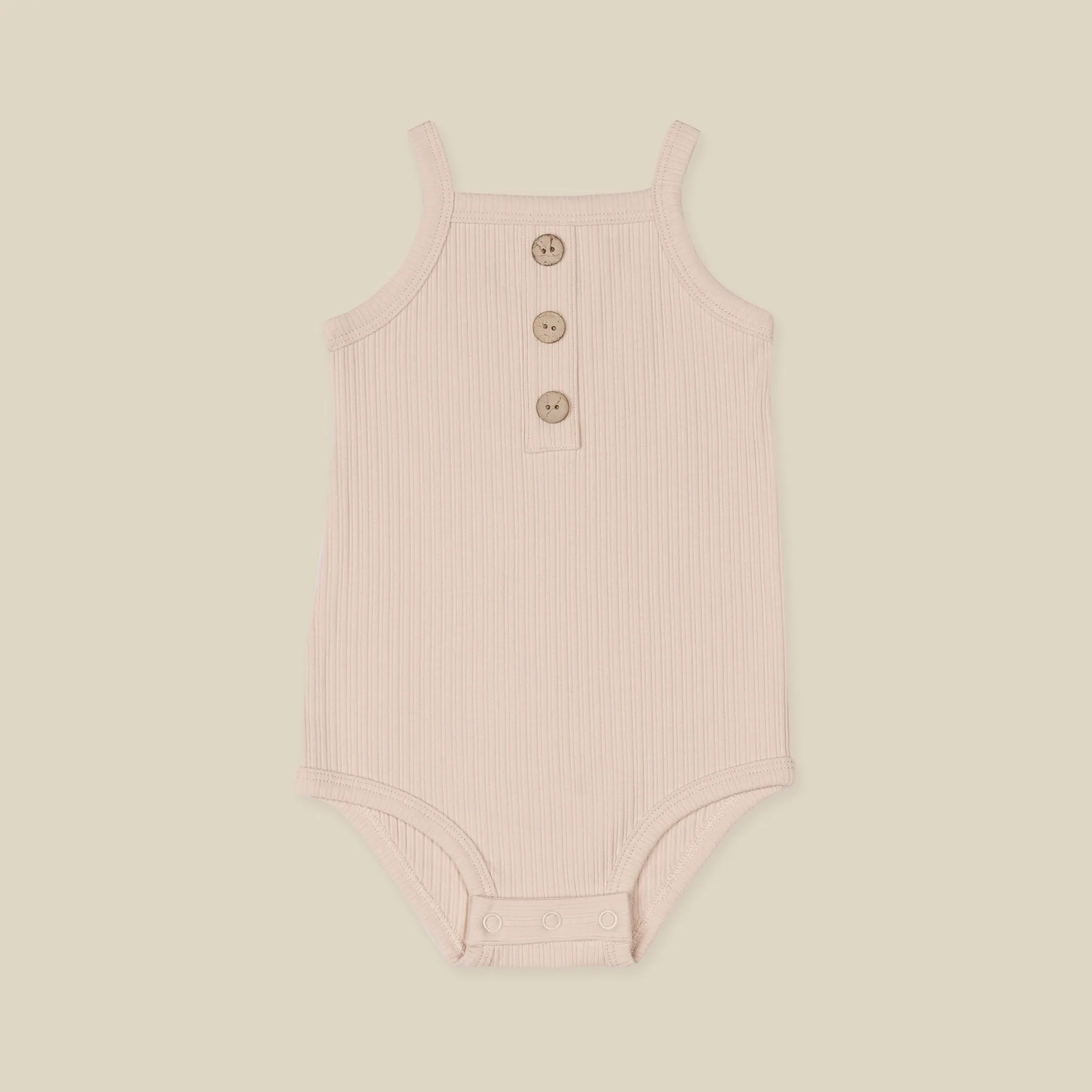 Sandshell Rib Singlet Bodysuit