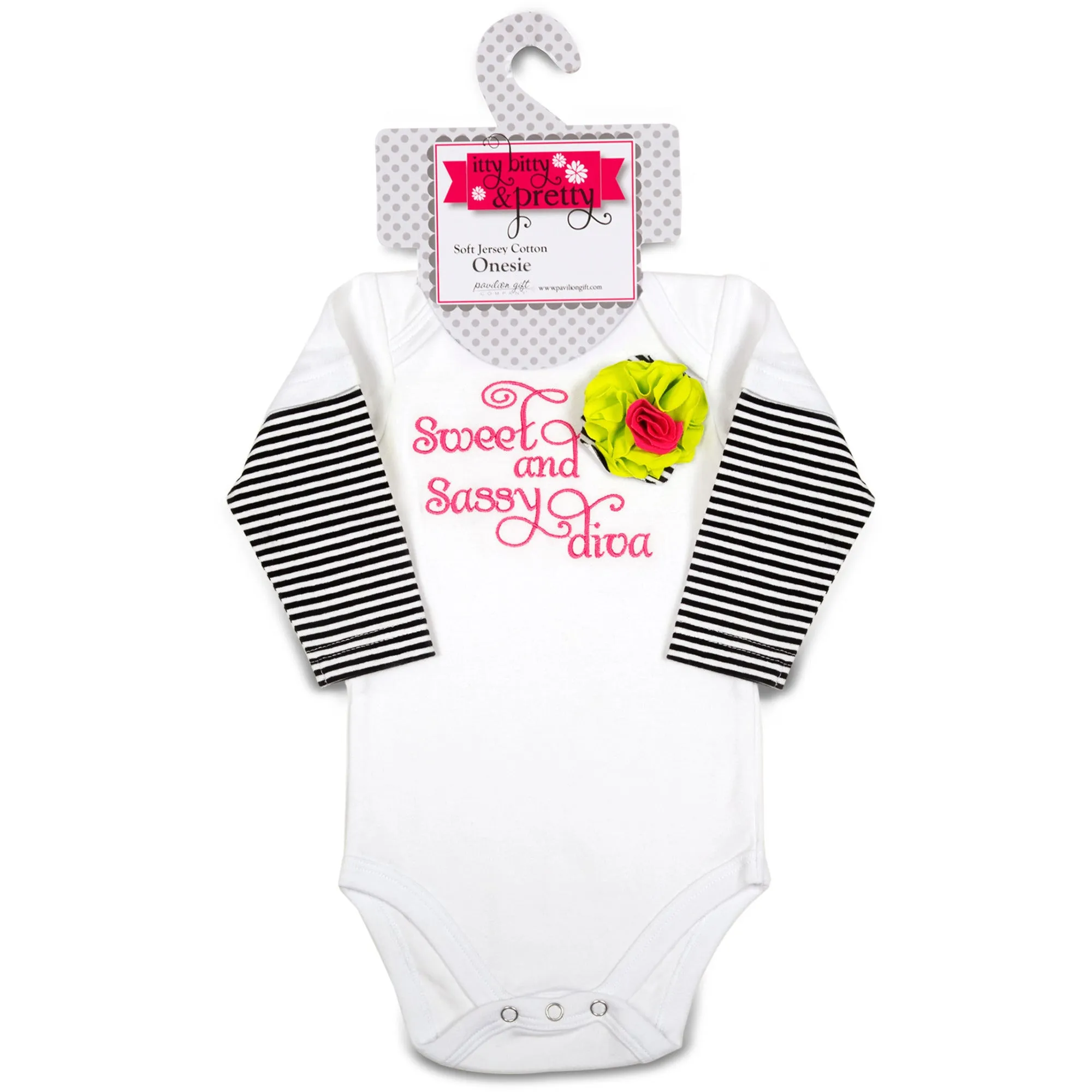 Sassy Diva Long Sleeve Onesie