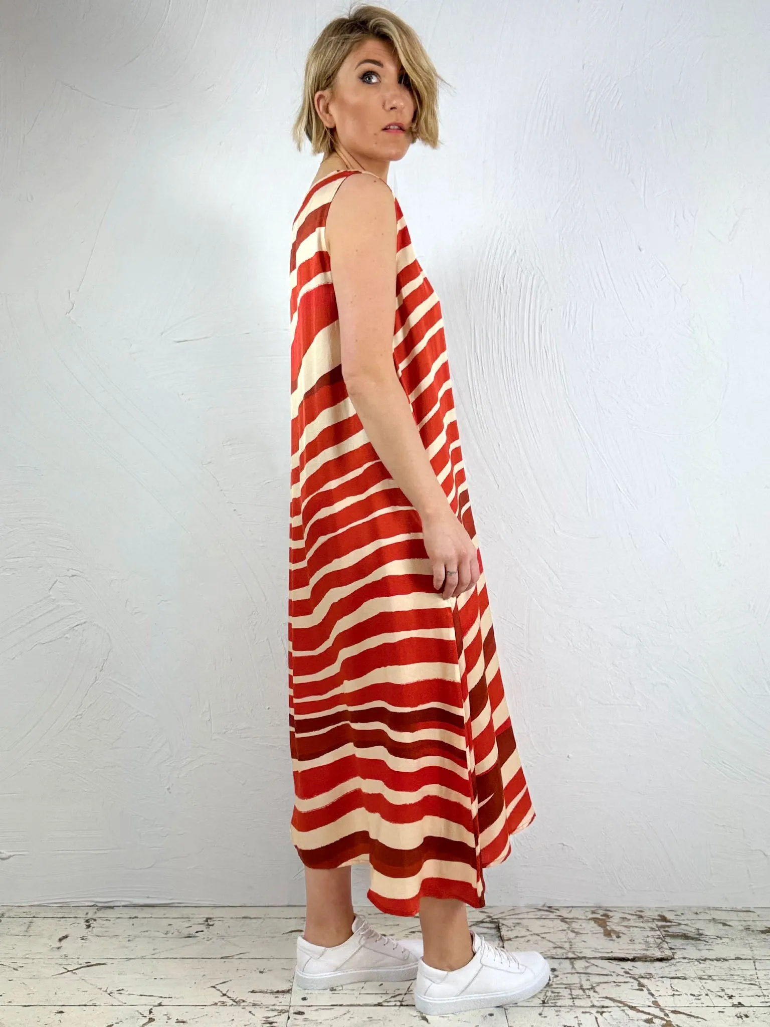 Silky Zebra Dress