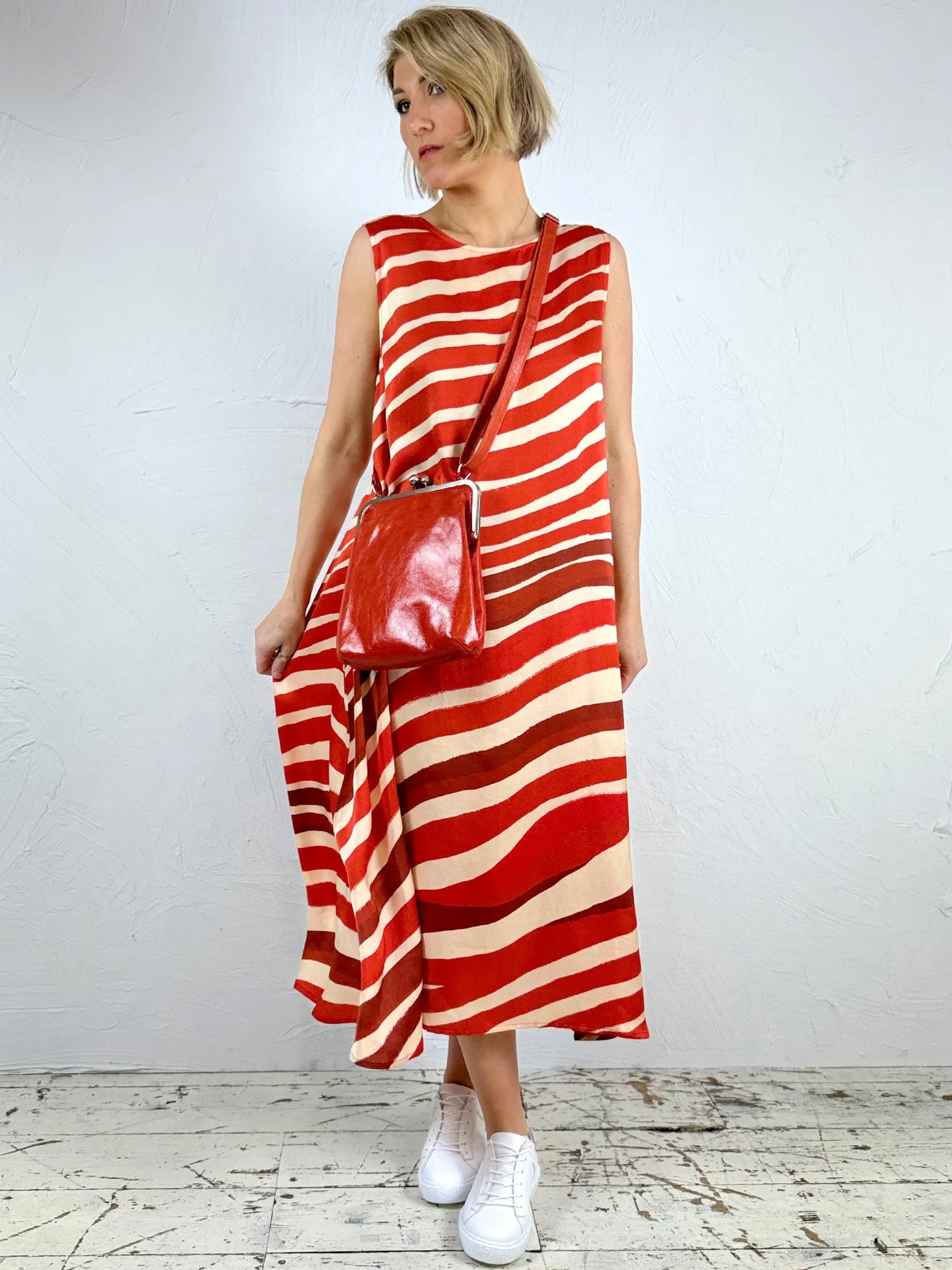 Silky Zebra Dress