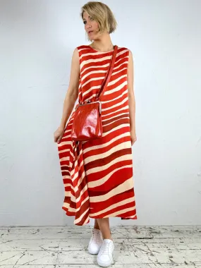 Silky Zebra Dress