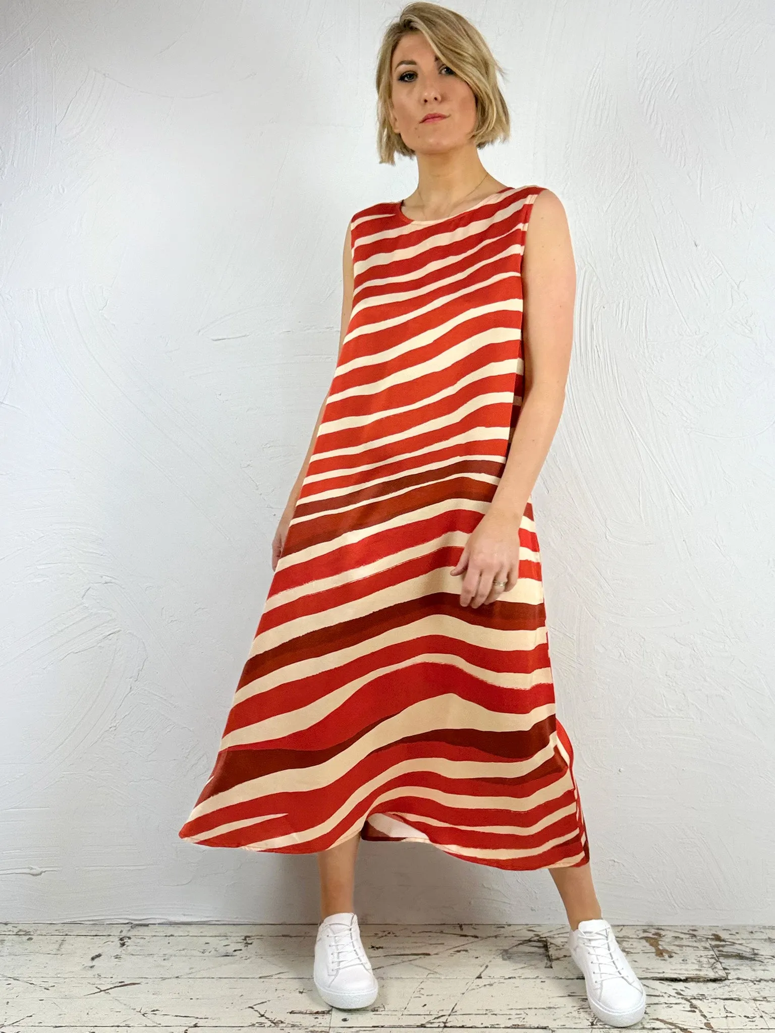 Silky Zebra Dress