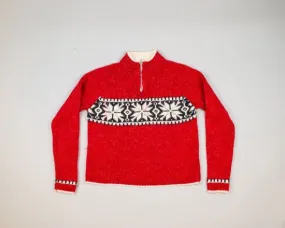 Simple Snowflake Design-Small Christmas Sweater
