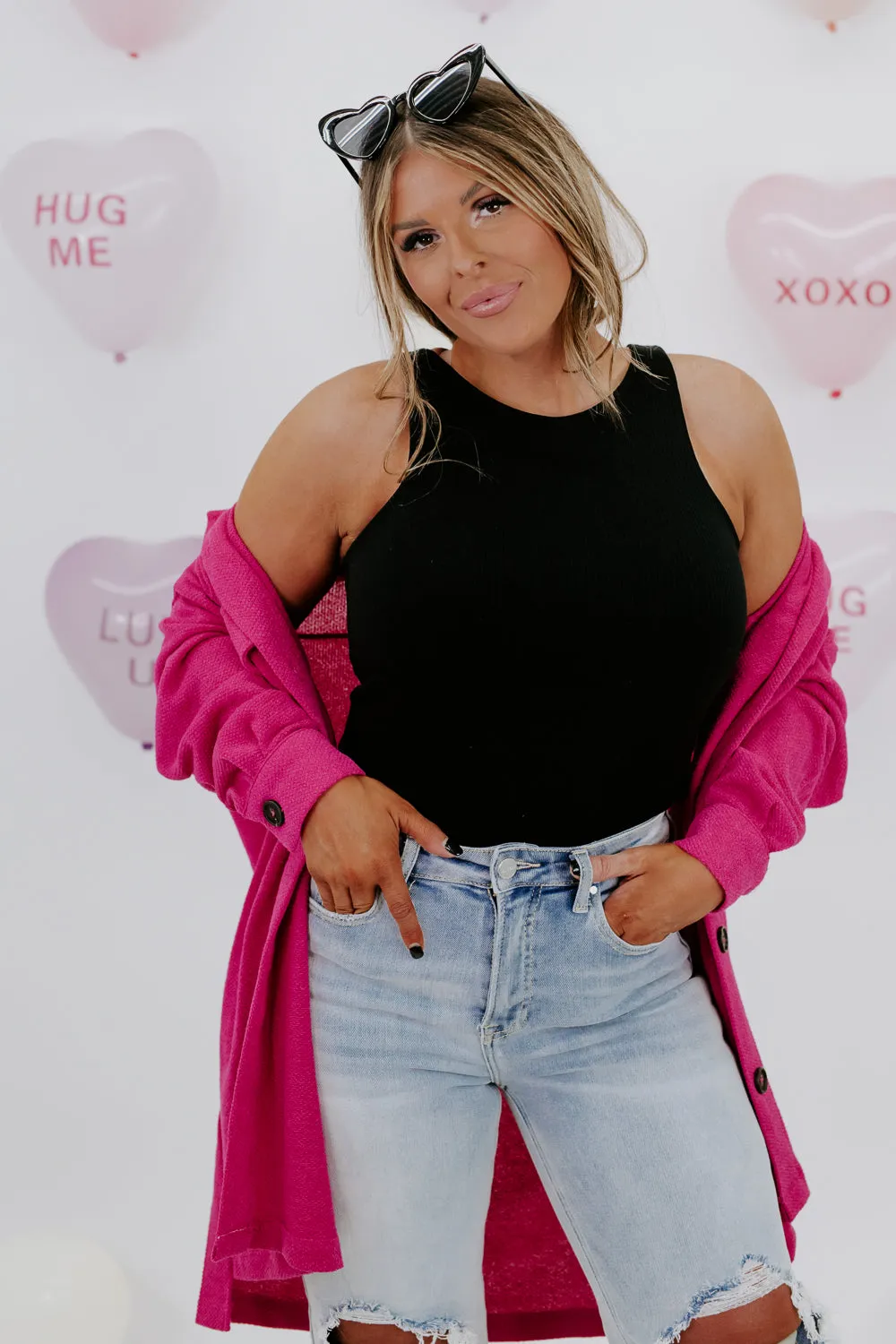 Something Simple Bodysuit , Black