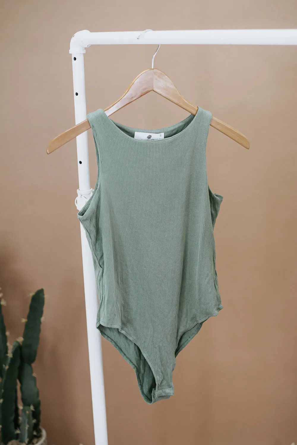Something Simple Bodysuit , Green