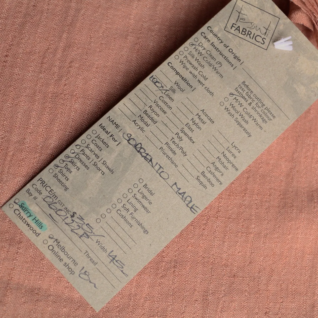 Sorrento Maple Linen