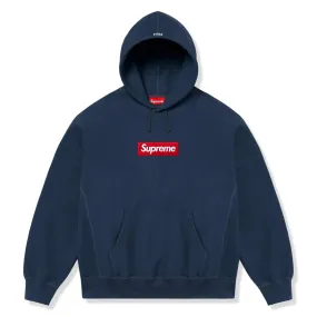 Supreme Box Logo Navy Hoodie (FW24)