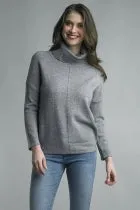 Tempo Paris Silver Trim Sweater