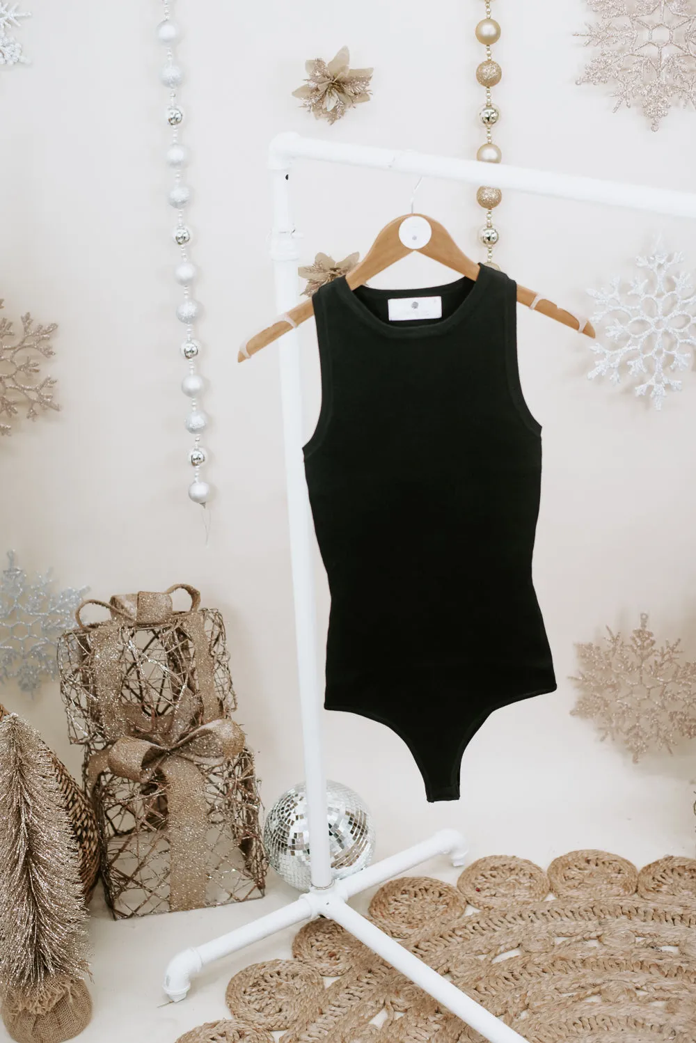 Time To Time Bodysuit, Black