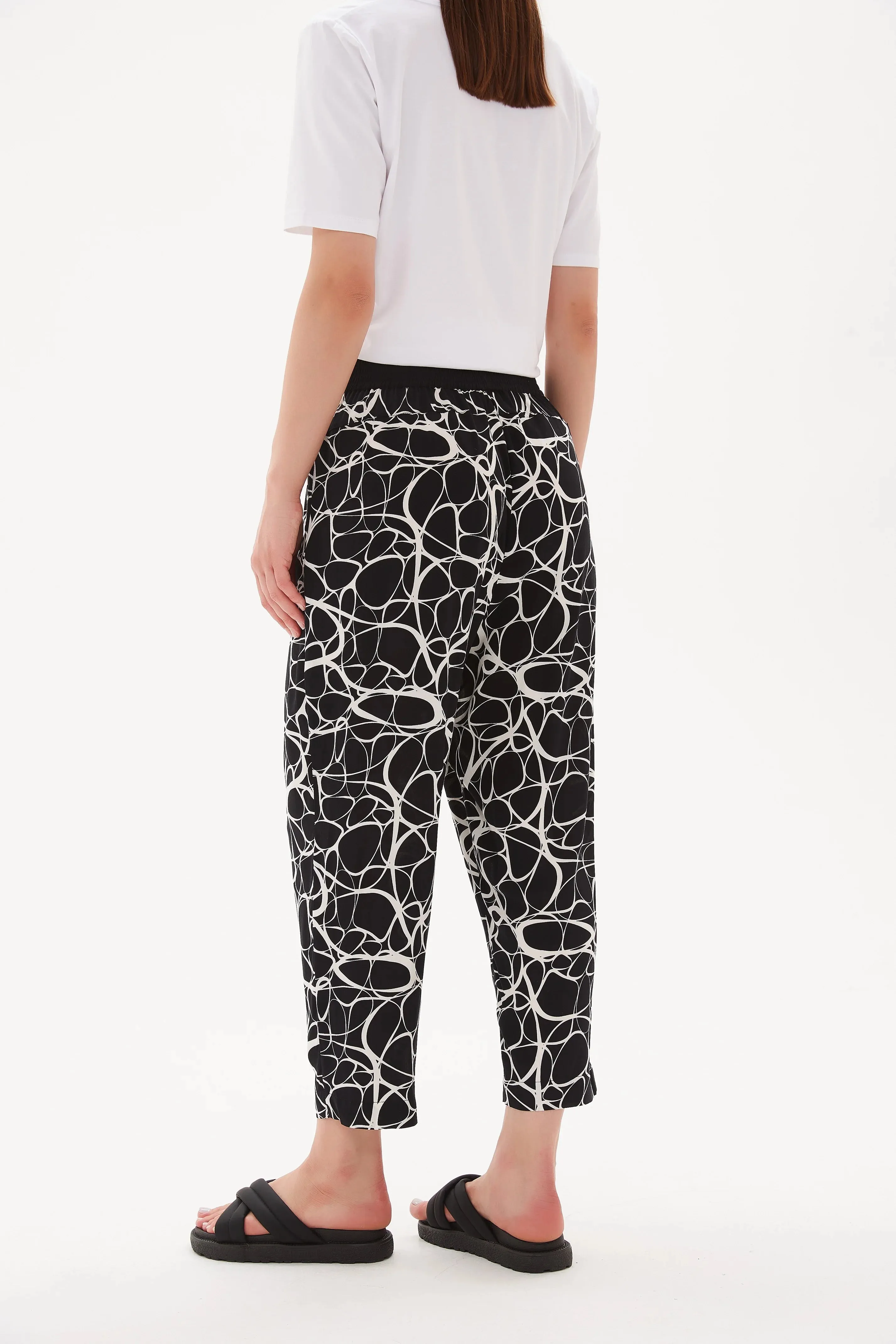Tirelli Drop Crotch Contrast Pant