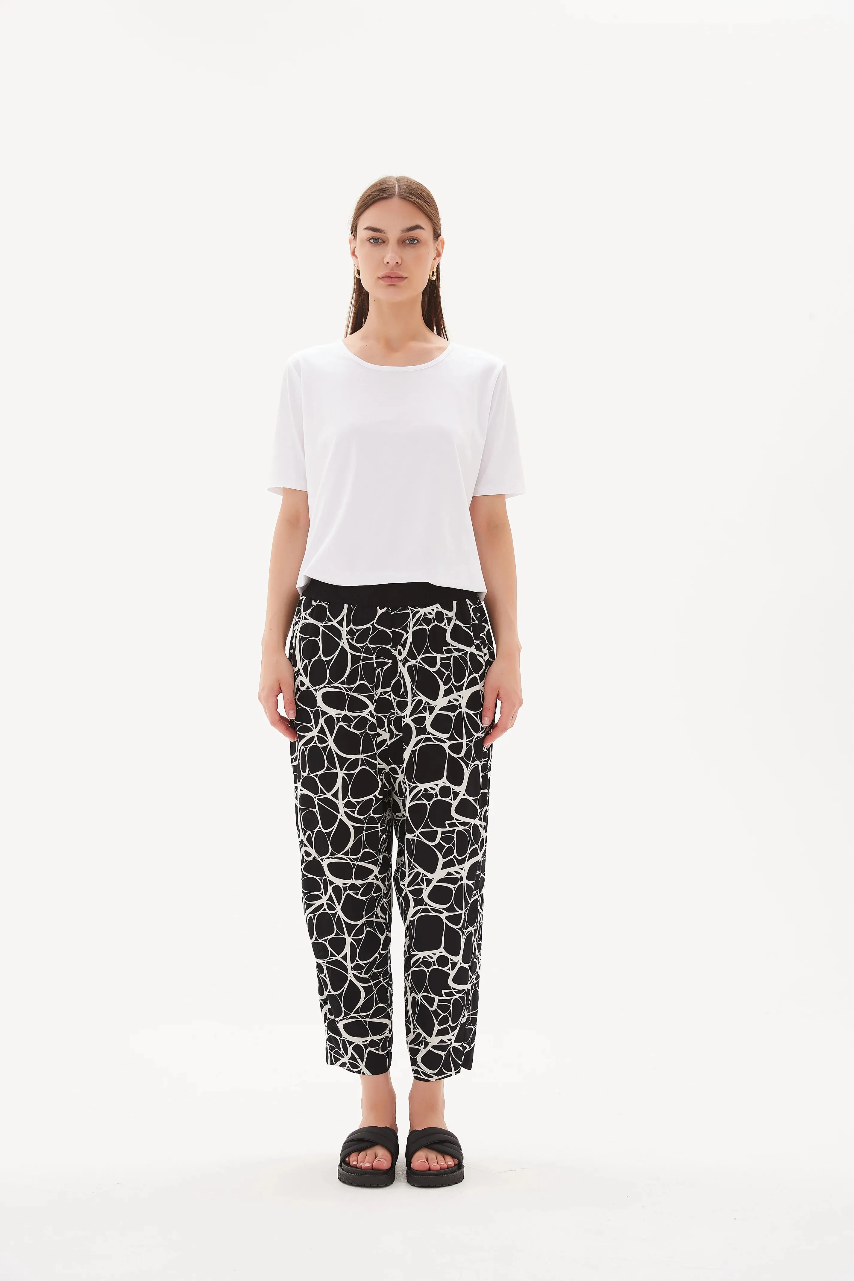 Tirelli Drop Crotch Contrast Pant