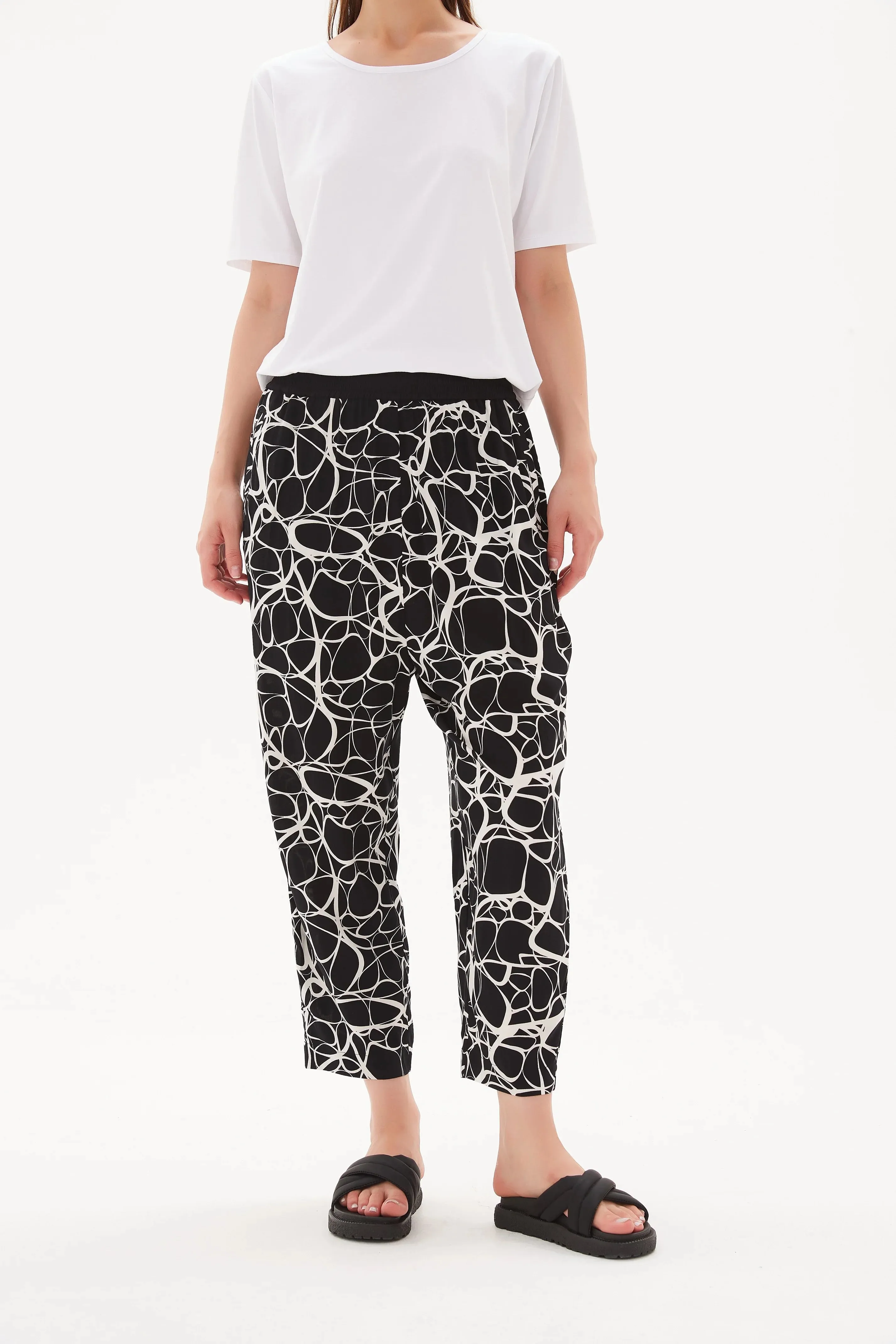 Tirelli Drop Crotch Contrast Pant