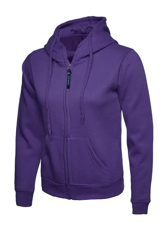 UC505 Ladies Full Zip Hooded Sweatshirt