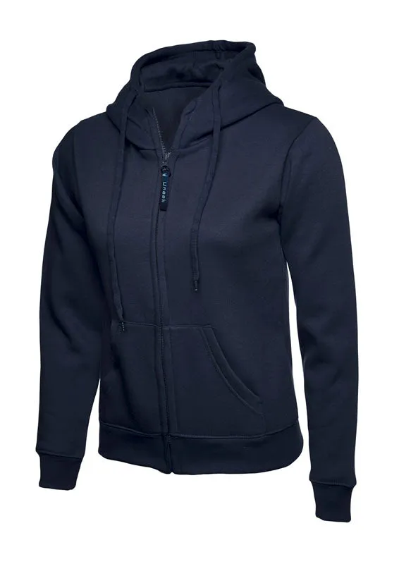 UC505 Ladies Full Zip Hooded Sweatshirt