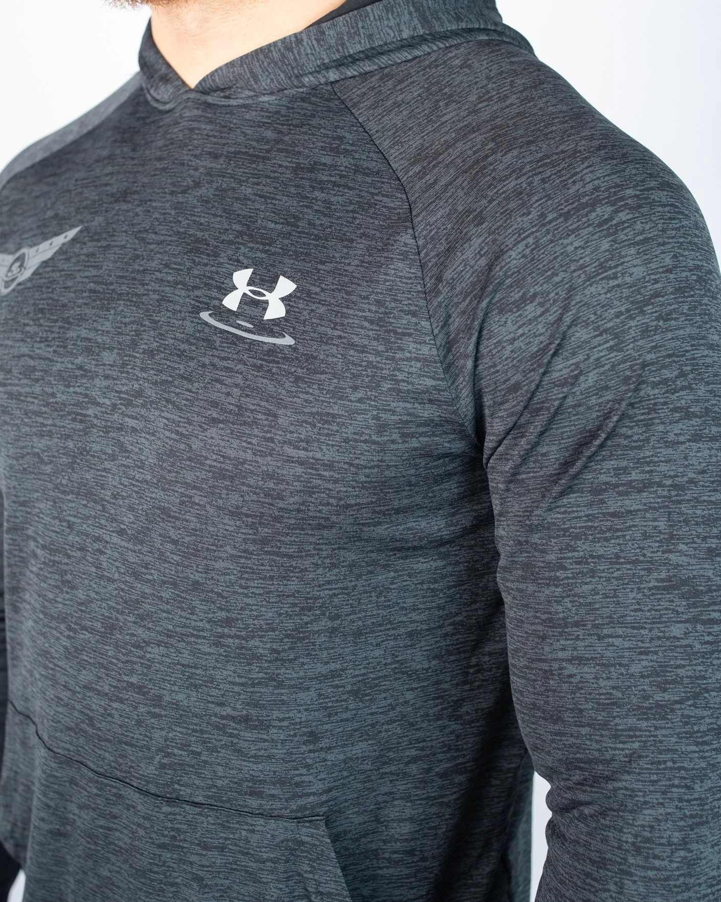 Under Armour Wrestling Black Tech Hooded Shirt