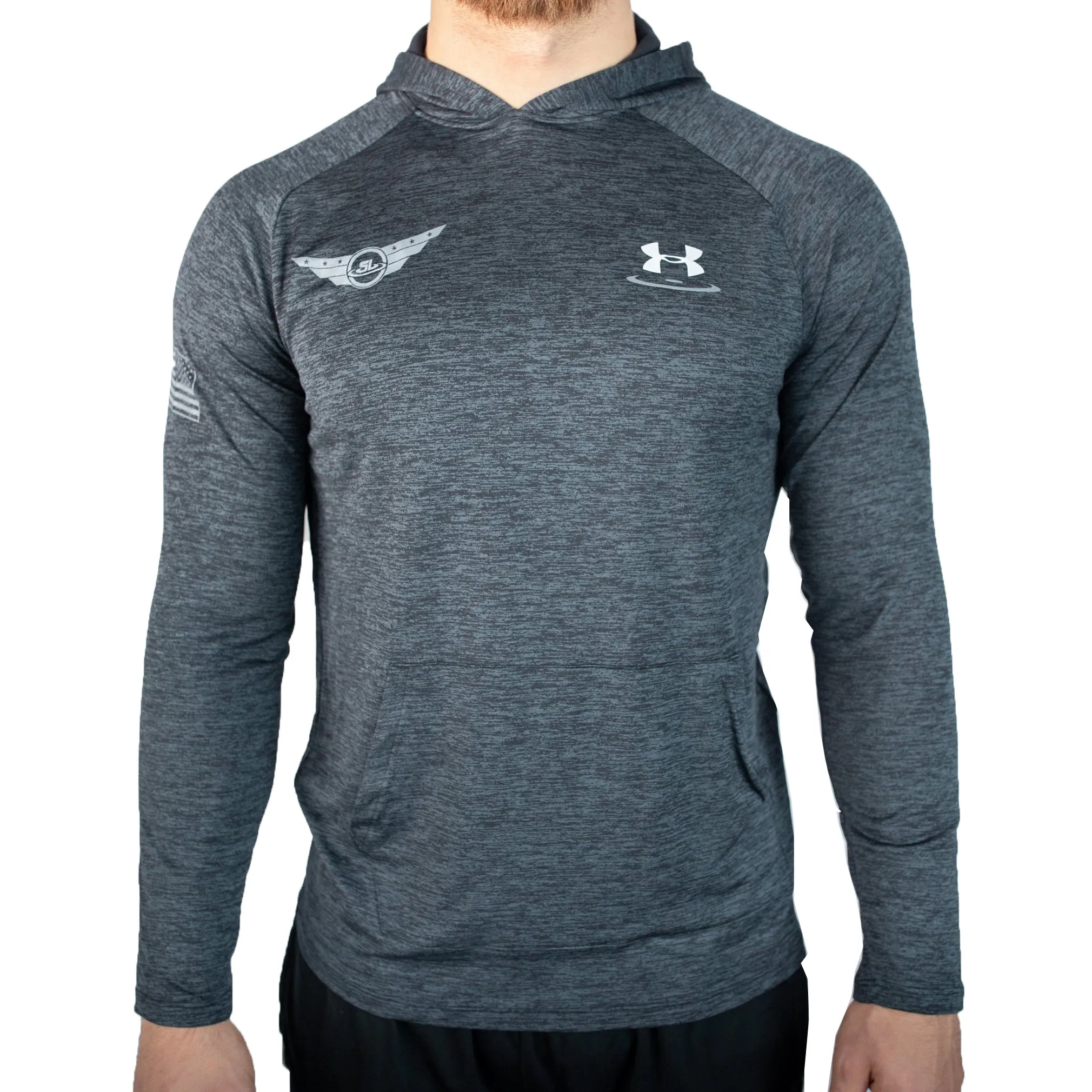 Under Armour Wrestling Black Tech Hooded Shirt