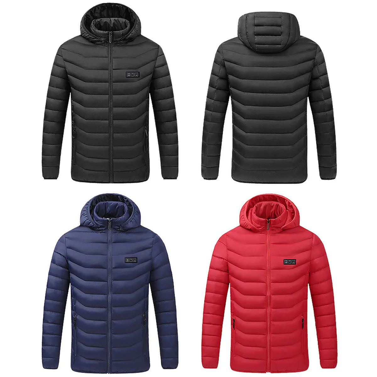 Unisex USB Heated Vest with 11 Zones, Dual-Control, Winter Warm Jacket for Skiing