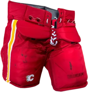 Vaughn Pro Custom - Used NHL Pro Stock Goalie Pants - David Rittich (Red/Yellow/White)