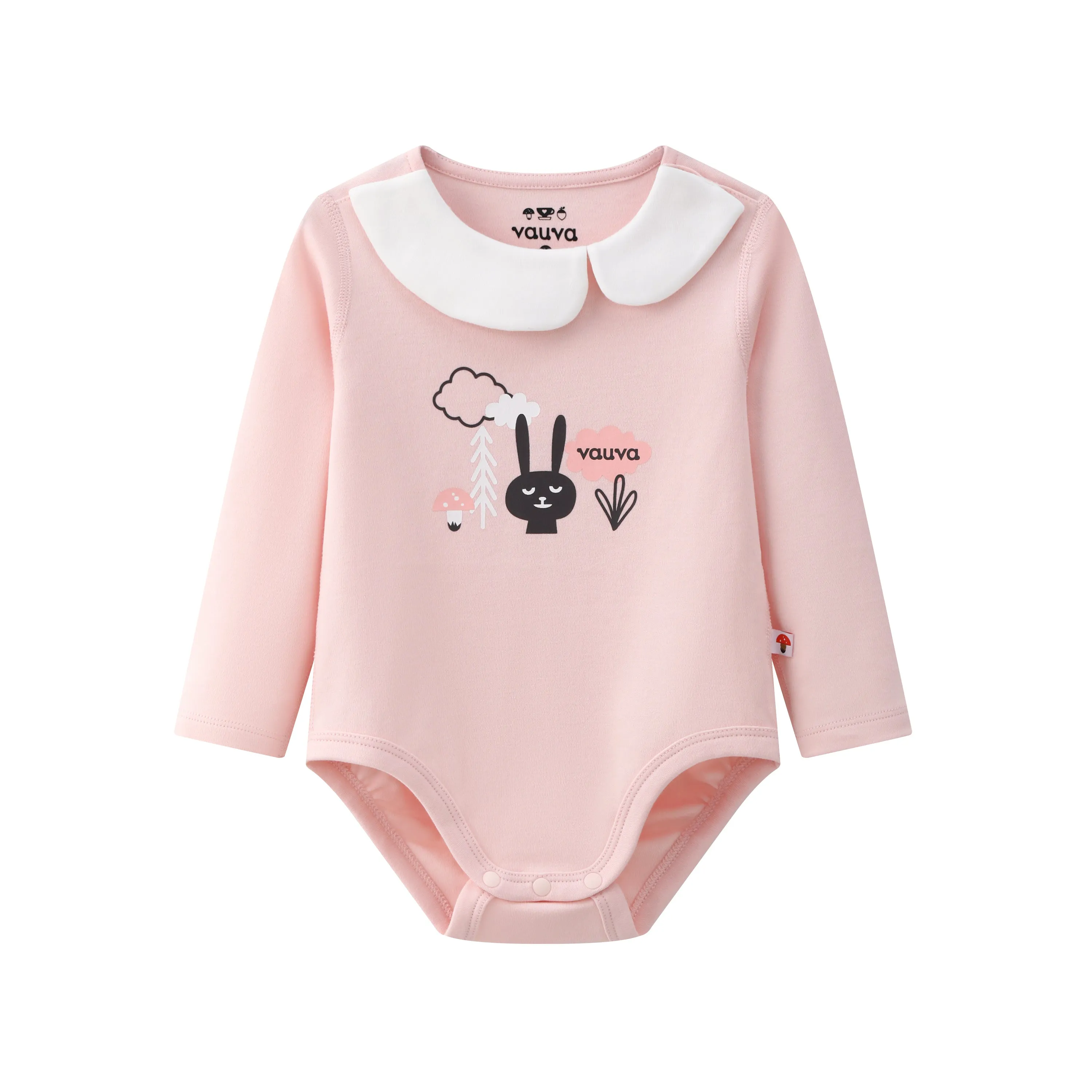 Vauva BBNS - Baby Anti-bacterial Organic Cotton Bodysuits (2-pack)