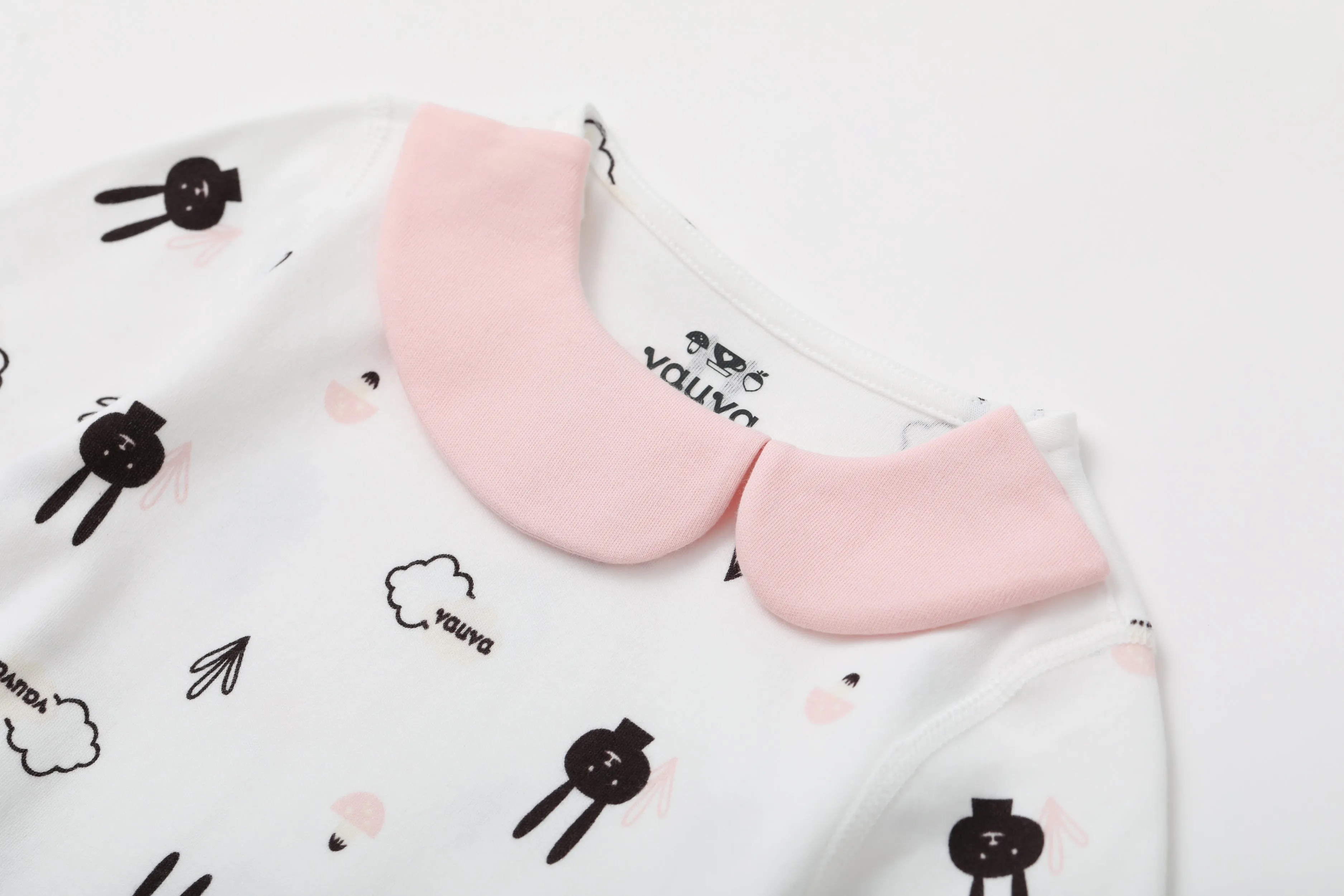 Vauva BBNS - Baby Anti-bacterial Organic Cotton Bodysuits (2-pack)