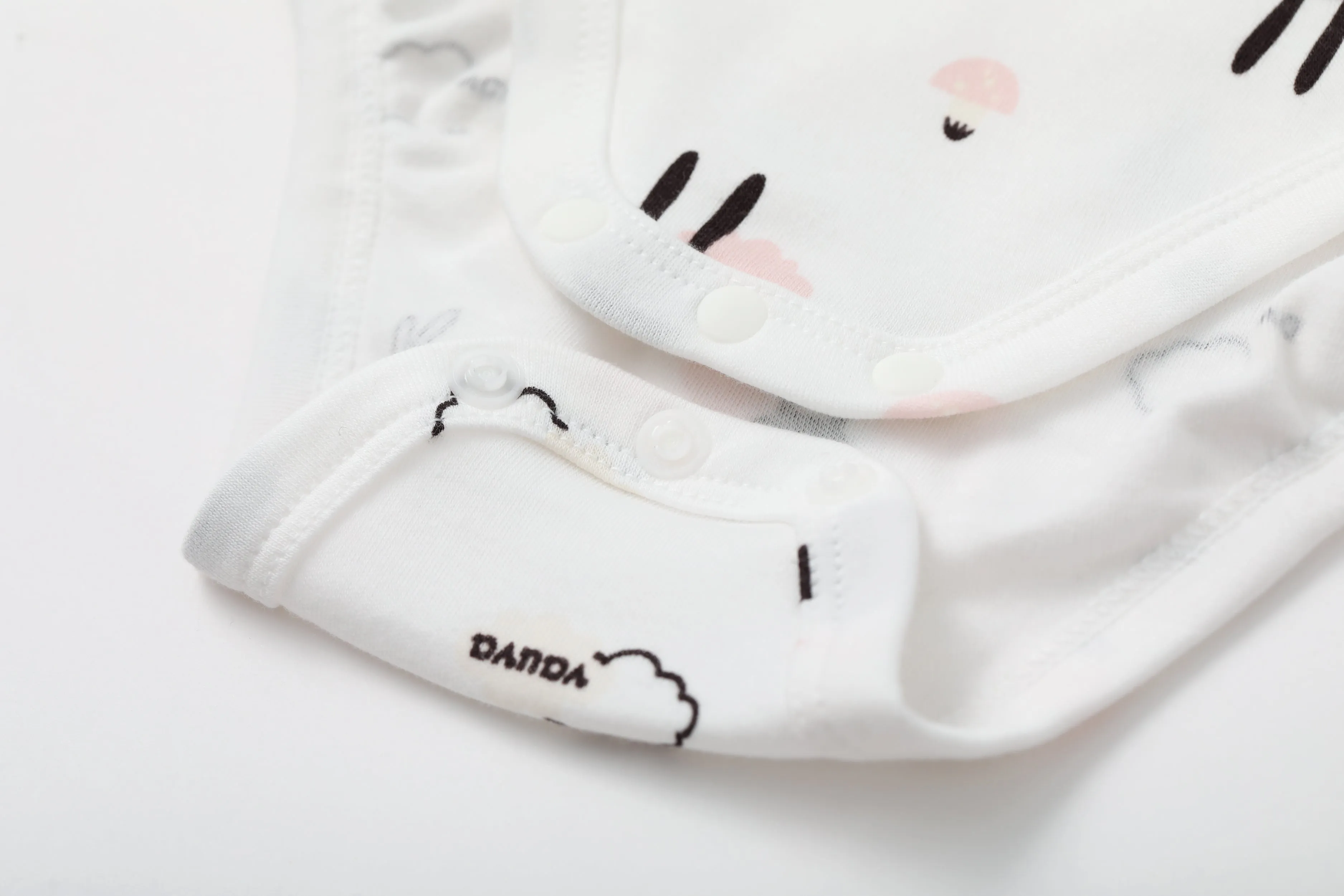 Vauva BBNS - Baby Anti-bacterial Organic Cotton Bodysuits (2-pack)