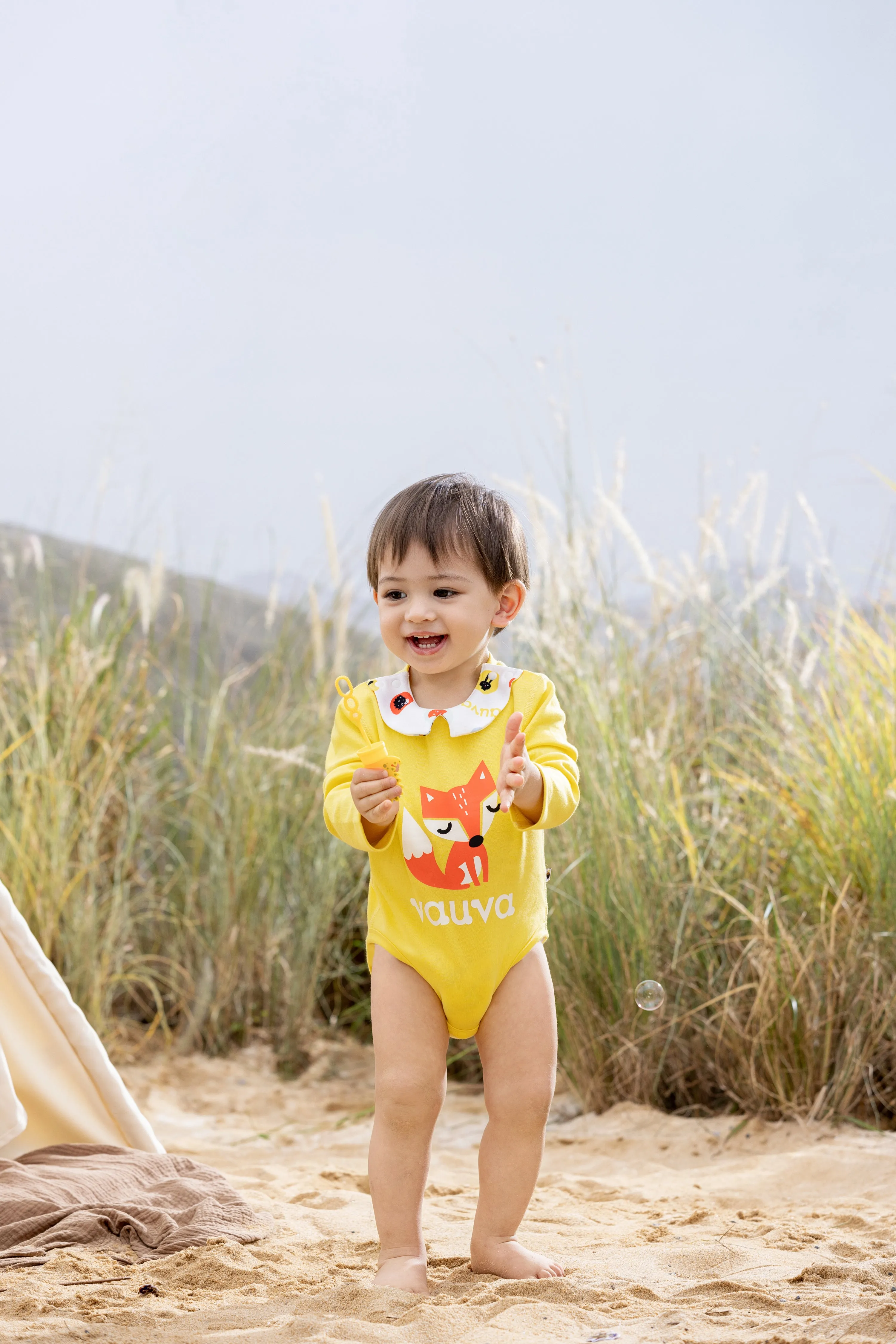 Vauva BBNS - Baby Organic Cotton Crew Neck Bodysuits (2-Pack)