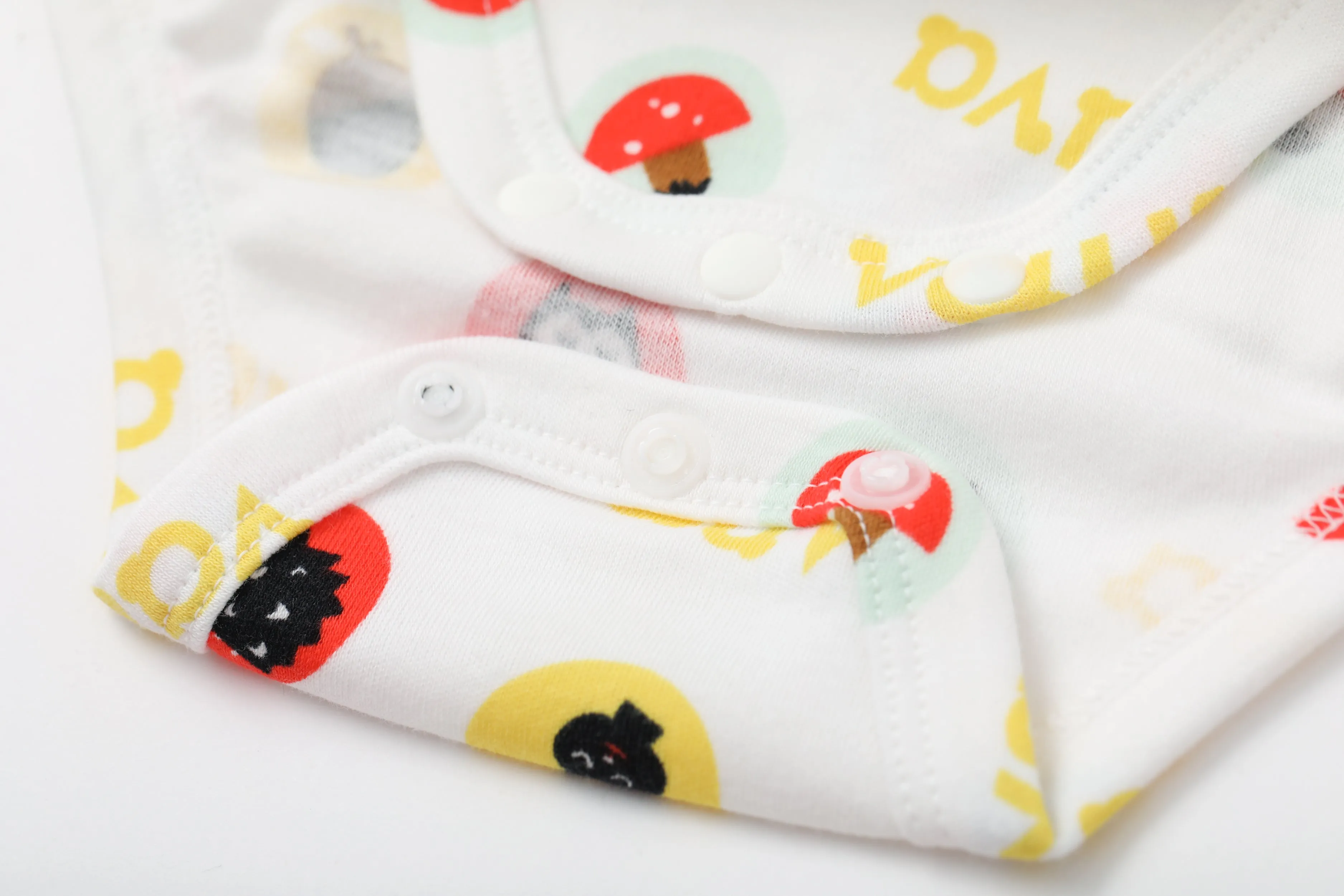 Vauva BBNS - Baby Organic Cotton Crew Neck Bodysuits (2-Pack)