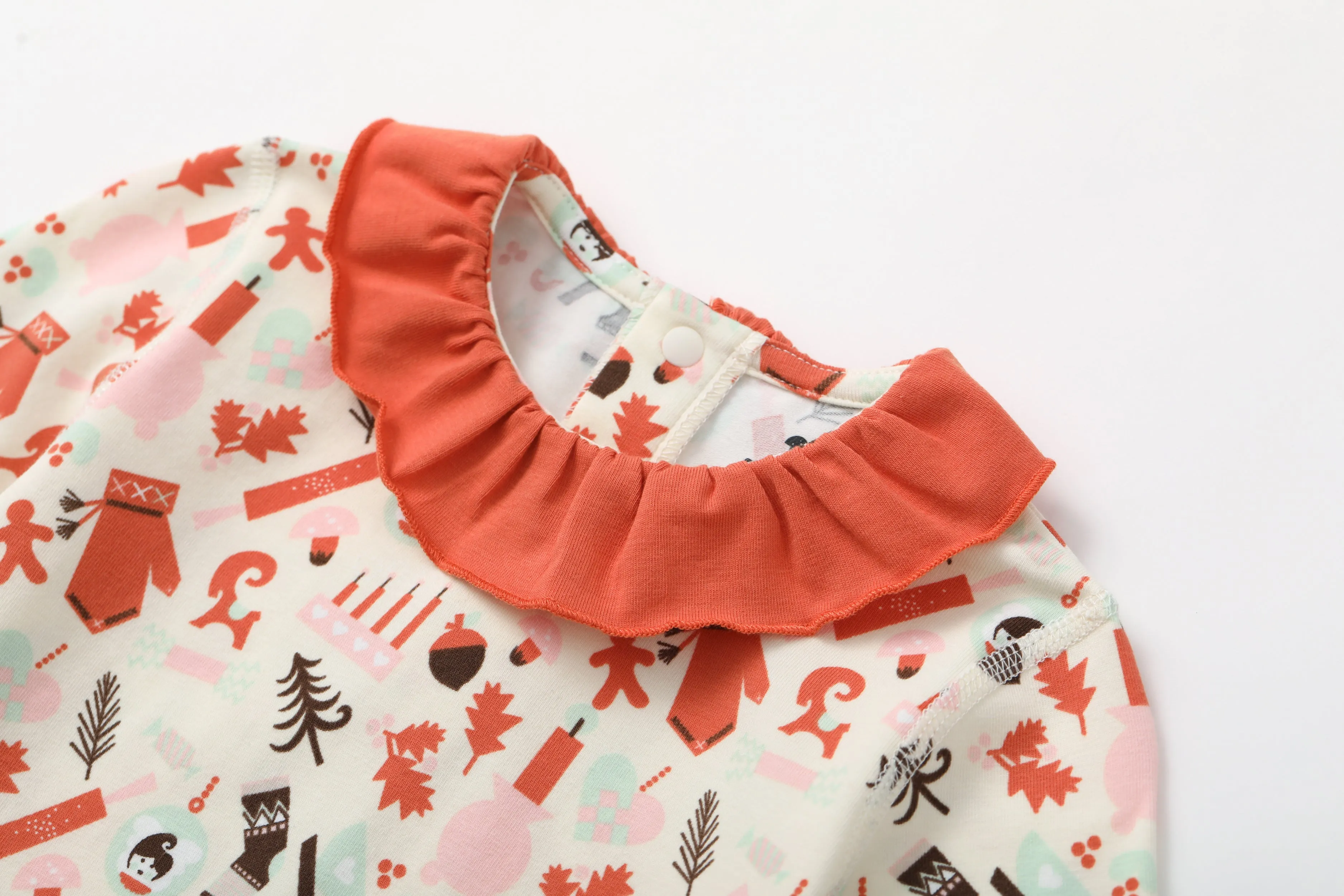 Vauva BBNS Festival Edition - Organic Cotton Lotus Collar Bodysuits (2-pack)