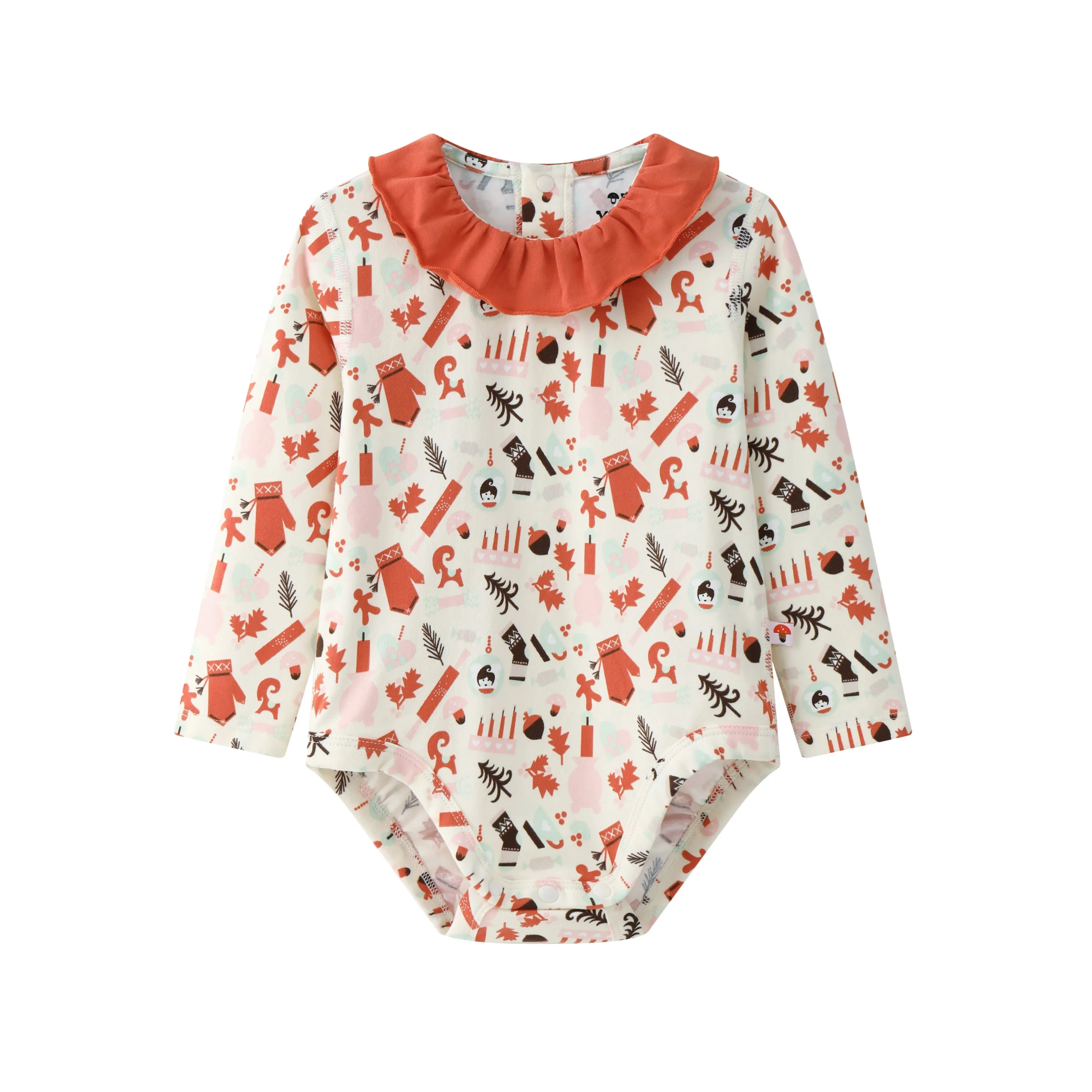 Vauva BBNS Festival Edition - Organic Cotton Lotus Collar Bodysuits (2-pack)