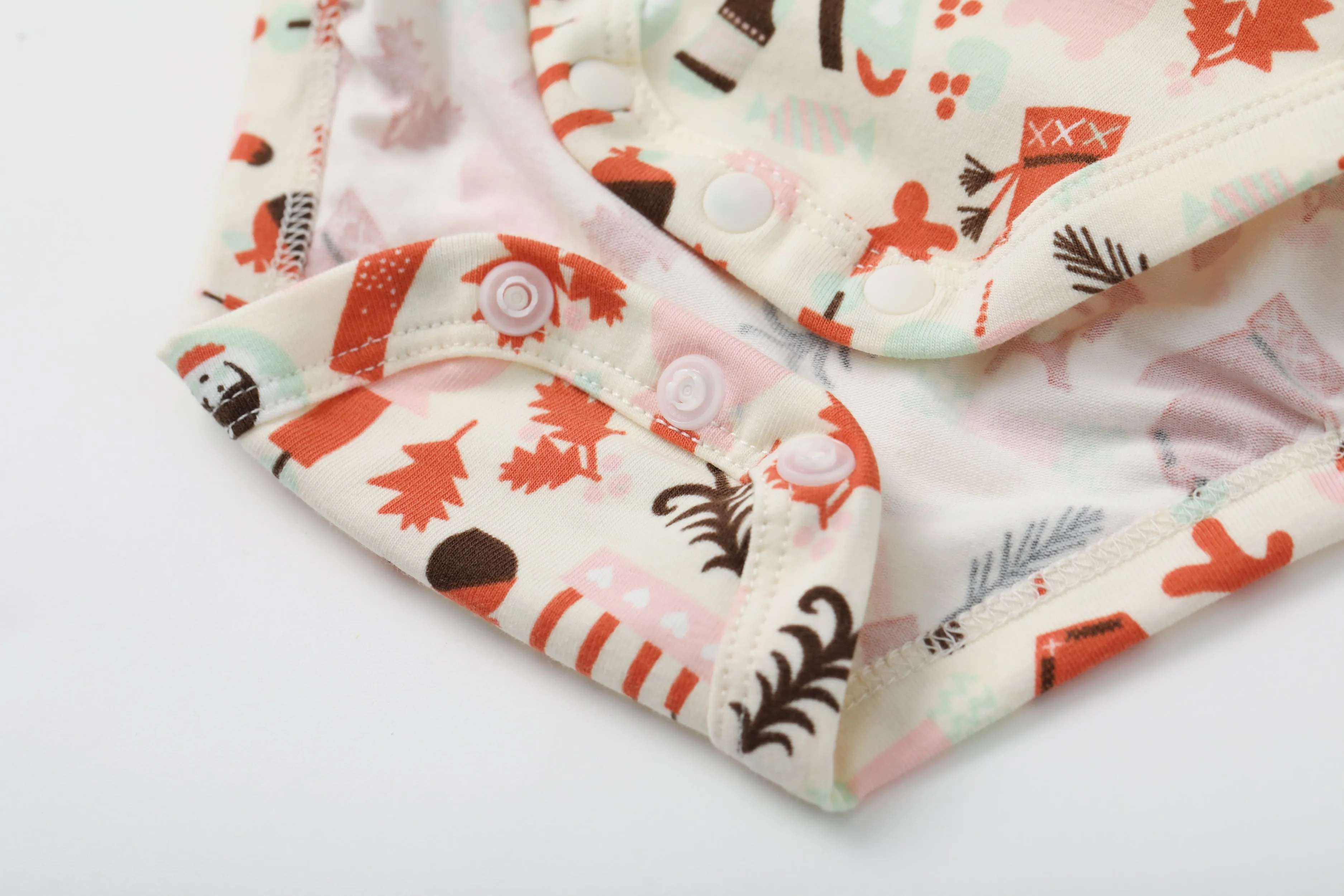 Vauva BBNS Festival Edition - Organic Cotton Lotus Collar Bodysuits (2-pack)