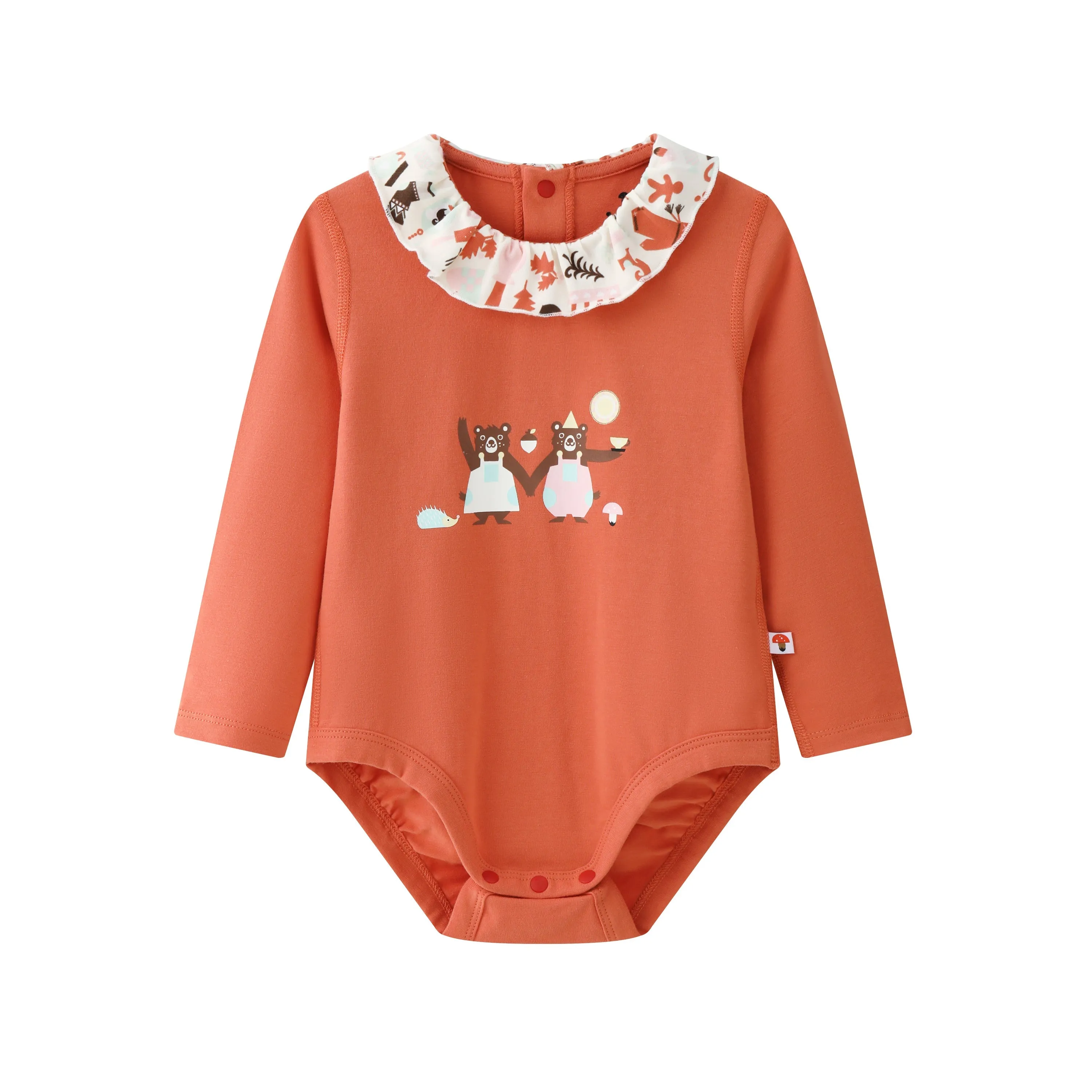 Vauva BBNS Festival Edition - Organic Cotton Lotus Collar Bodysuits (2-pack)