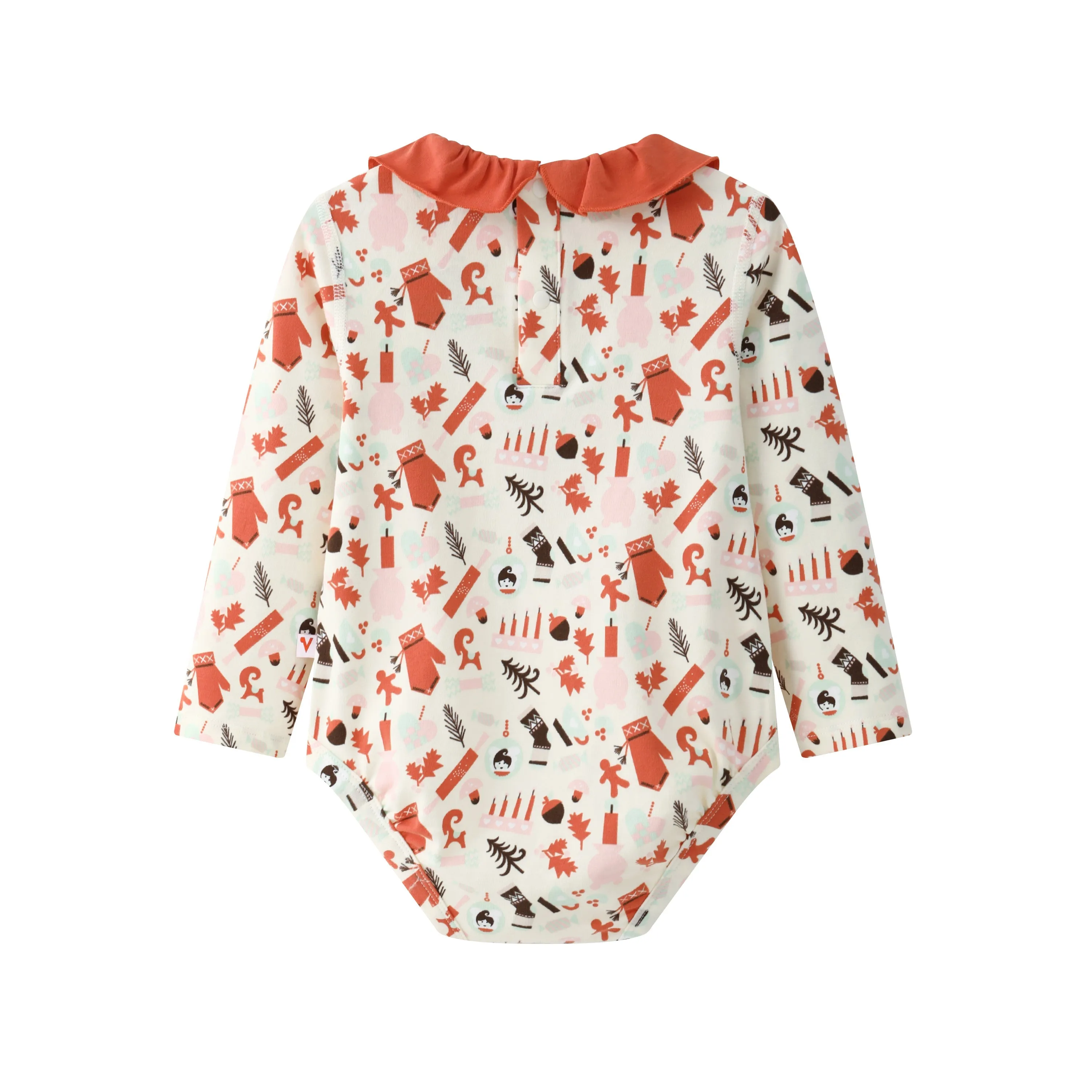 Vauva BBNS Festival Edition - Organic Cotton Lotus Collar Bodysuits (2-pack)