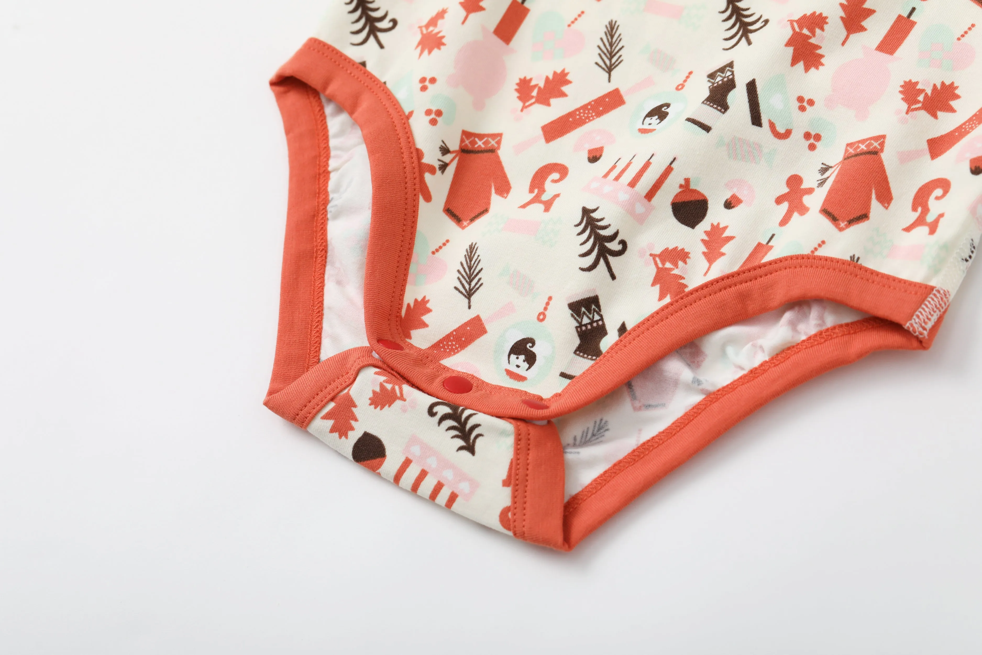 Vauva BBNS Festival Edition - Organic Cotton Print Pattern Bodysuits (2-pack)