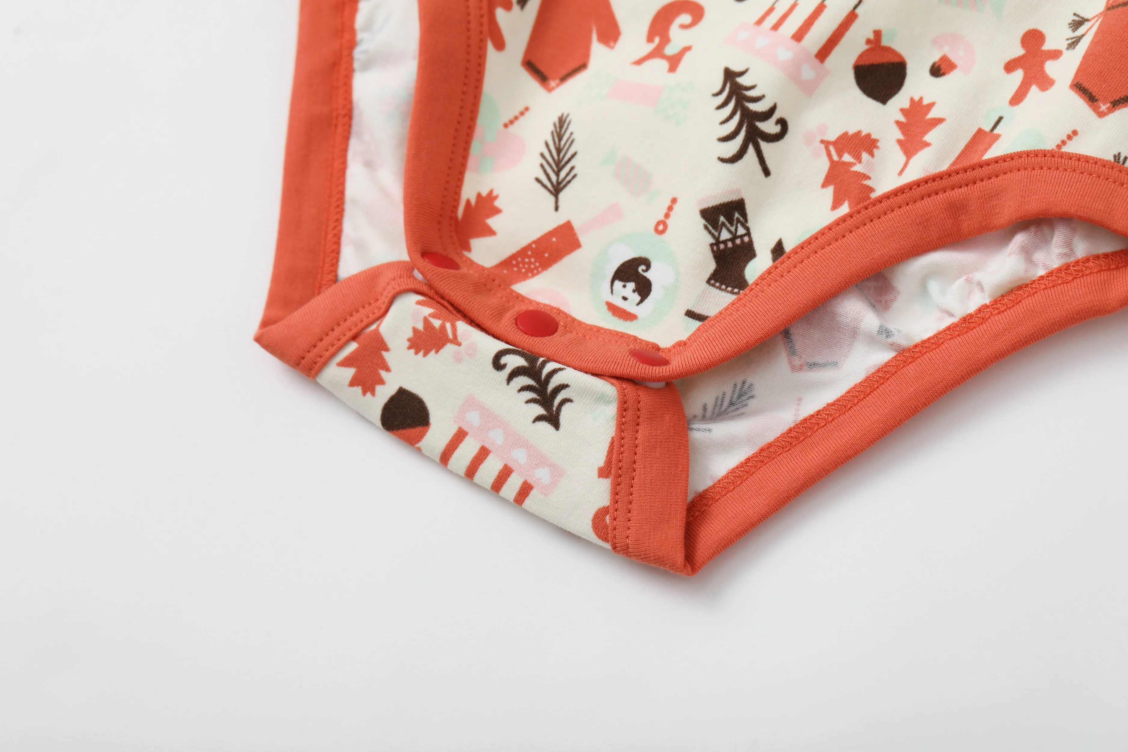 Vauva BBNS Festival Edition - Organic Cotton Print Pattern Bodysuits (2-pack)